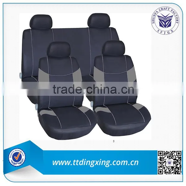 Grey Fabric Car Seat Cover Set