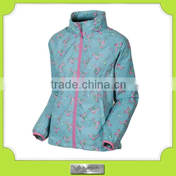 Custom-made Nylon Printed Logo Winter Jackets for Young Women photo-2
