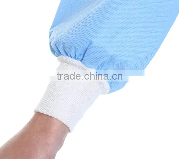 ECOMA Sterile Disposable Standard Surgical Gown, Blue photo-3