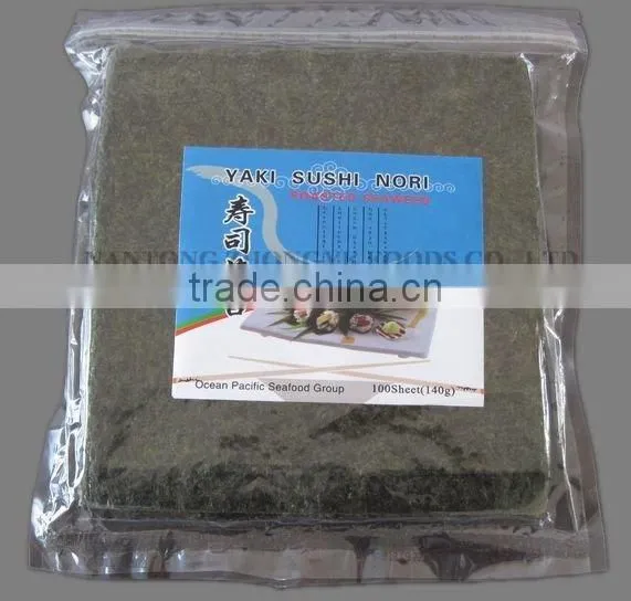 100pcs 140g Half Cut Crispy Roasted Seaweed photo-2