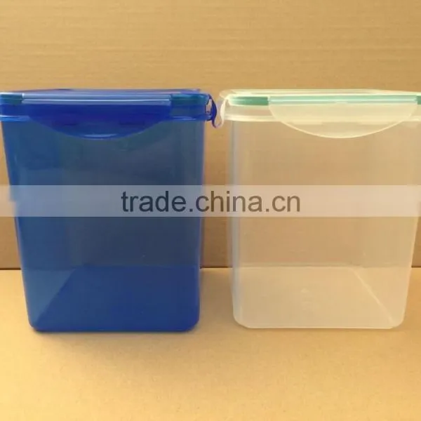 Food Grade 1L Pure PP Plastic Square Container With Sealed Cap Square Storage Container photo-2