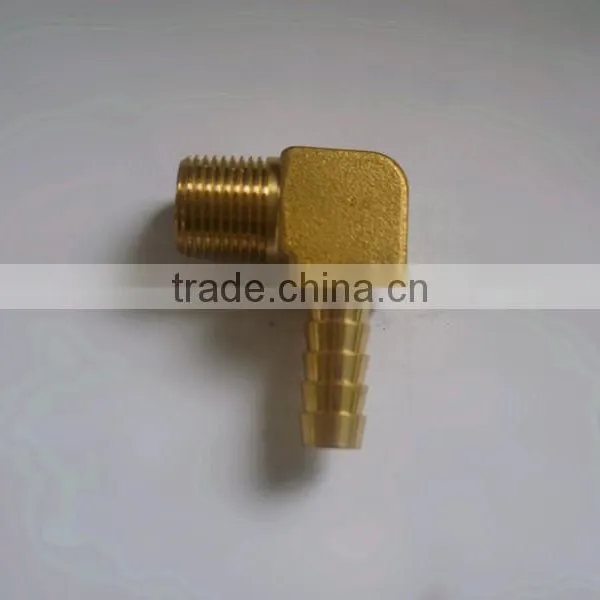 1/8''-1/2''x6/8/10/12 Forged Brass Elbow Hose Barb Fitting photo-3