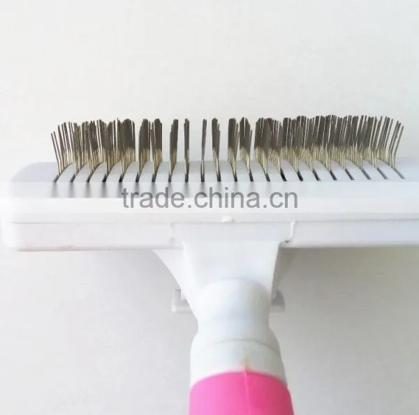 Dog Self-cleaning Plastic Pet Brush photo-4