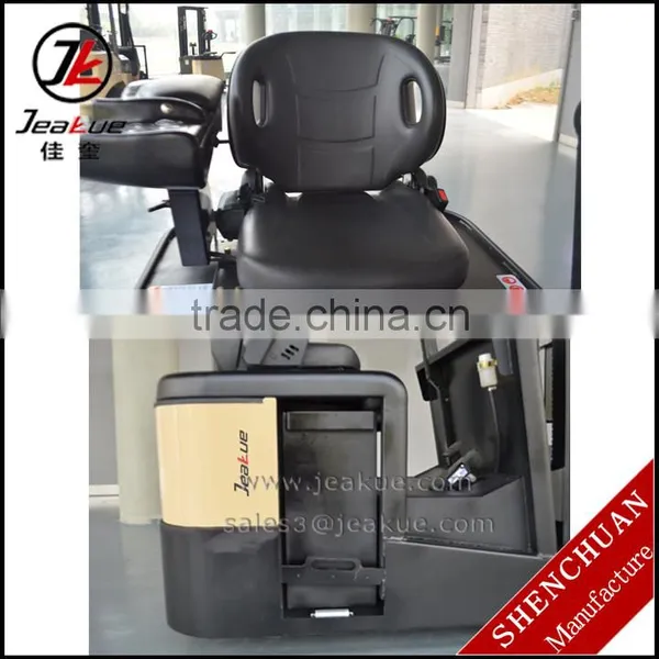 1 Ton 1.5 Ton Counterbalanced Battery Forklift Truck Three Wheels Electric Forklift photo-4