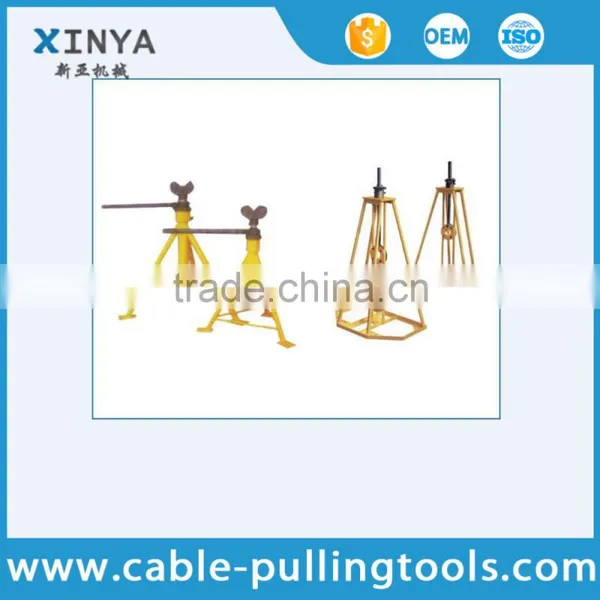 SIL-5 5 Ton Simple Mechnical Reel Payout Stand Steel Wire Reel Stand photo-2