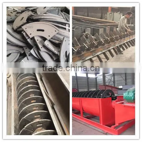 Top Quality Double Spiral Sea Sand Washer/ Screw Sand Washing Machine photo-3