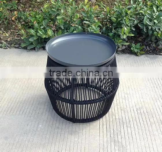Outdoor Furniture Rope Textile Table photo-3