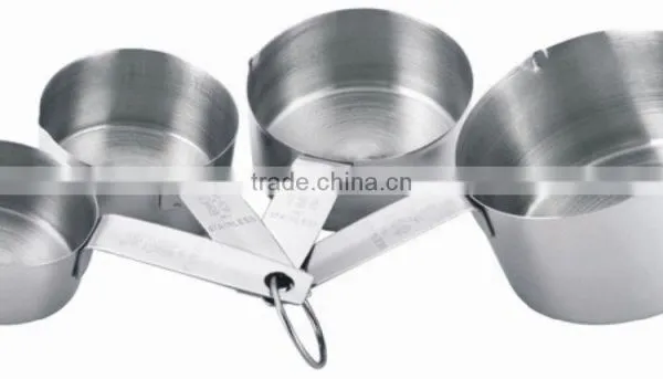 4 Pieces Different Size Stainless Steel Measuring Cup photo-2