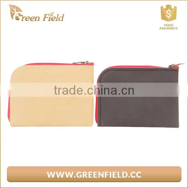 Hot Selling Zipper Handmade Waterproof Paper Wallet photo-2