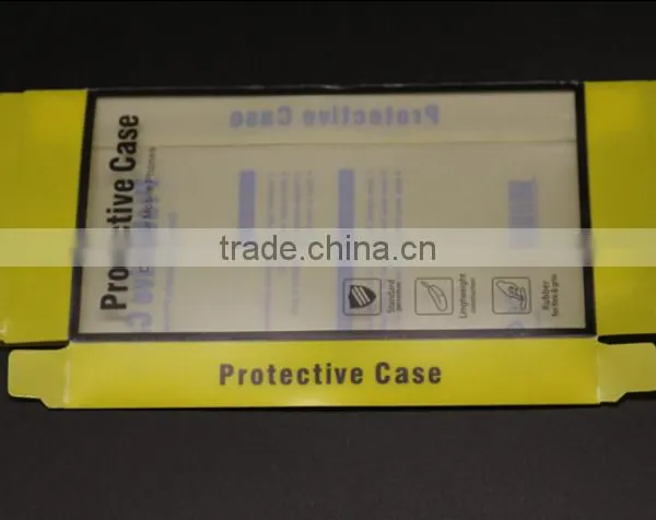 New Arrival Yellow PVC Packaging Box for Iphone for Samsung, PVC Phone Case Packaging Box, Custom Packaging Box photo-3