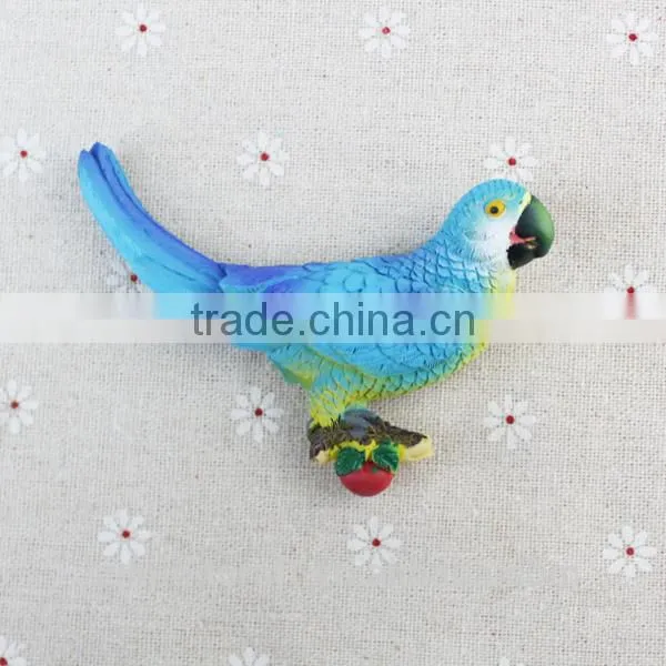 Artificial Polyresin Parrot Lizard Owl Personalized Fridge Magnets photo-5