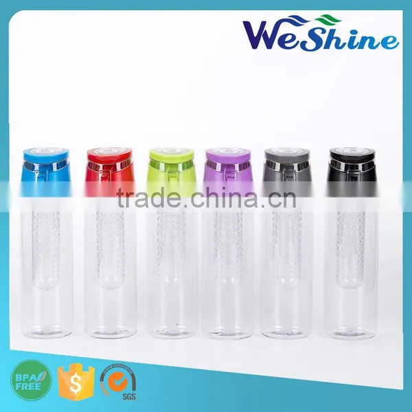 Bpa Free Bottom Infuser Style With Flip Top Lid Fruit Infuser Water Bottle photo-3