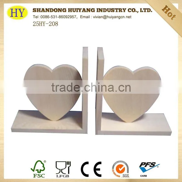 Unfinished Cheap Wooden Bookend for Sale photo-5
