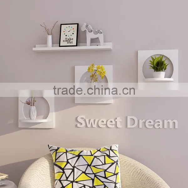 Orginal Design Wall Shelf Lovely Home Furniture for Living Room Wood Wall Decorative Wall Shelf photo-3