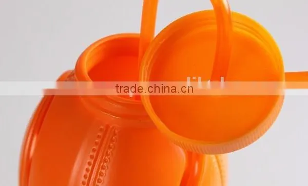 New Innovative Plastic Round Drinking Bottle Kettle With Cap and Straw photo-2