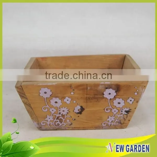 Hand Carved High Quality Promotional Decoration Antique Wooden Vases photo-6