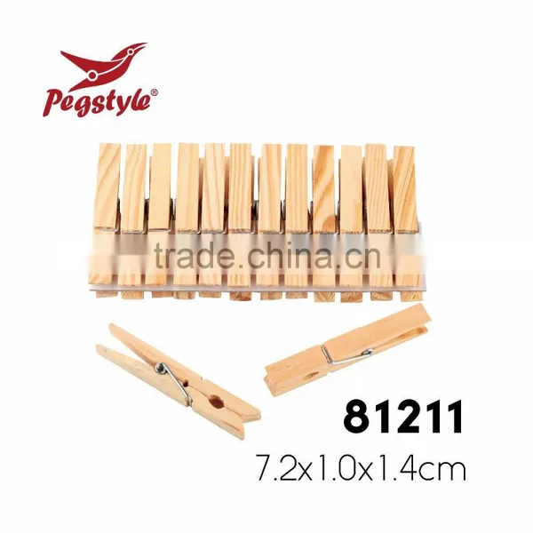 Cheap Price Useful Peg Custom Design Eco-friendly Pine Wooden Clothespin photo-4