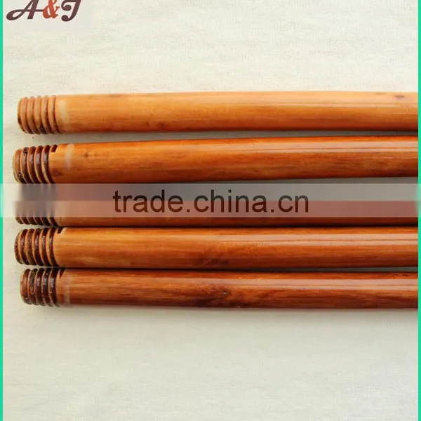 Varnished Wooden Broom Handle With Long Hanger photo-6