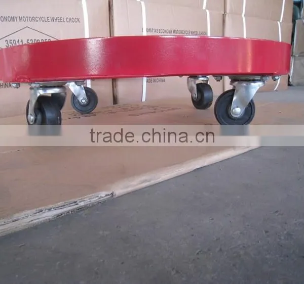 300kg Heavy Duty Material Handling Tool Round Barrel Steel Oil Drum Dolly photo-3