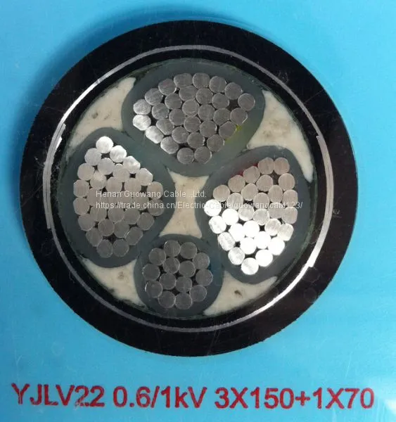High Quality Aluminum Conductor XLPE Jacket Steel Wire Armoured Copper Braid Shielded PVC 4*50MM2 Price Per Meter