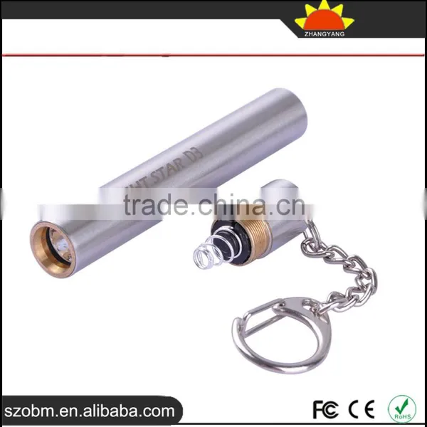 Wholesale STAR D3 Waterproof Mini Portable Stainless Steel LED Flashligth Torch photo-2