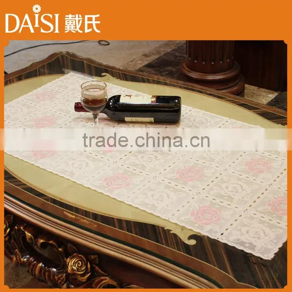 50cm*20m High Quality Colorful and Beautiful Printing PVC Lace Table Cloth photo-5