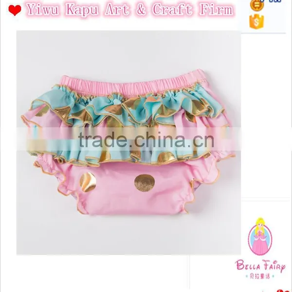 Baby Diaper Cover Underwear Cotton Panties Kid Ruffle Panties photo-2