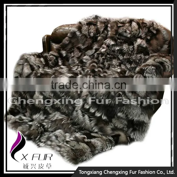 CX-D-116 New Design Bedding Sets / Fox Fur Blanket / Bed Cover photo-3