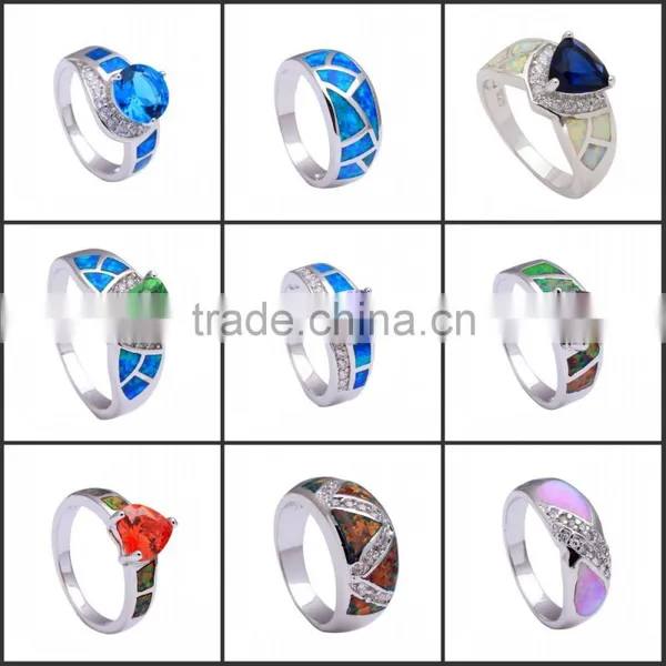 Opal Ring Jewelry Accessories Finished Wedding Engagment Ring photo-3