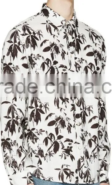 Latest Design Vintage Floral Printed Shirt photo-3