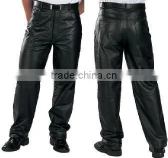 MEN LEATHER PANTS / CUSTOM MADE MENS LEATHER PANTS photo-3