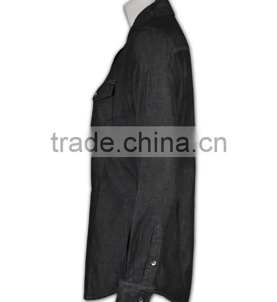 100% Cotton Design China Made Latest Design Unique Swiss Cotton Dress Shirt photo-2