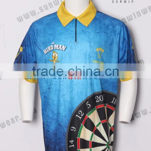 Reversible Custom Mens Cricket Darts Shirts / Dart Wear photo-5