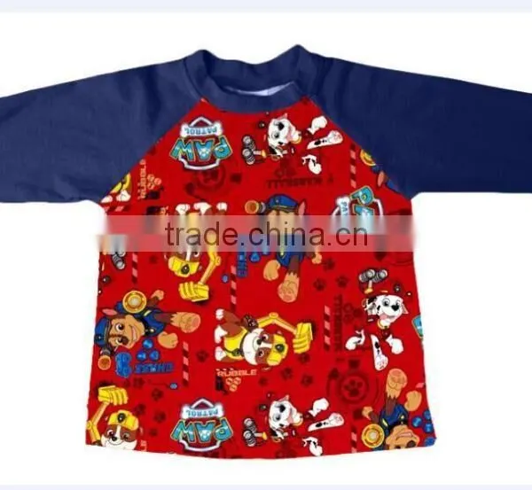 2017boy Removing Clothes of Girl Image Wholesale Icing Cute Animals Printed Shirt Children Ruffle Shirts Toddler photo-4