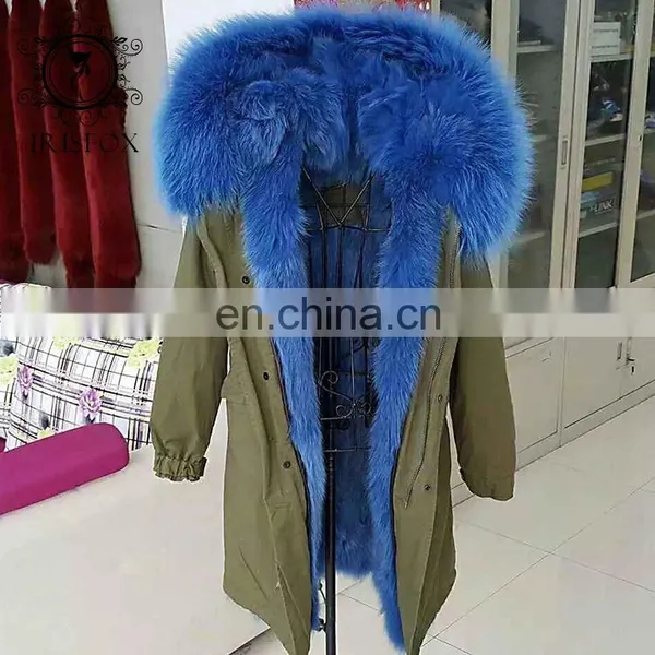 Selling Real Fox Fur Hooded Parka Fur Jacke Fuchs for Men photo-3
