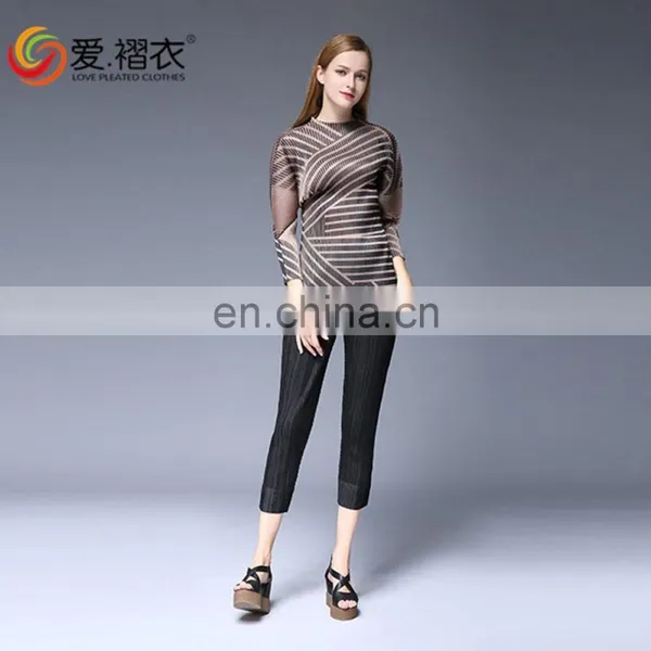 Unique Style Anti - Static Women Fashion High Waist Pants for Autumn photo-5