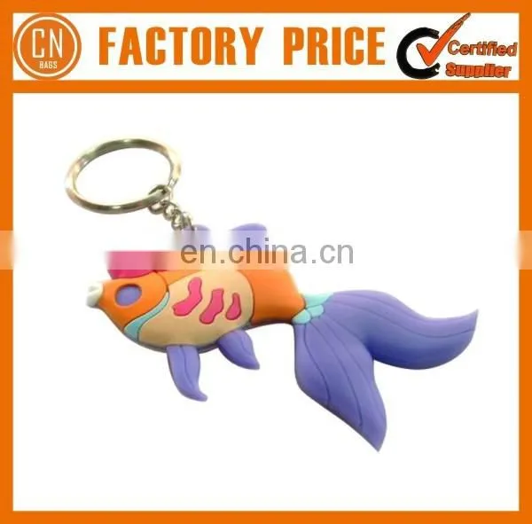 Hot Sale Keychain Private Lable Brand Shape Soft PVC Rubber Keychain