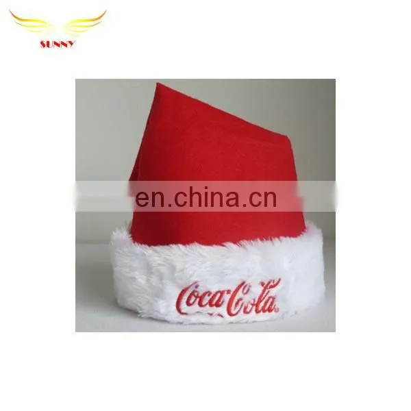 Felt Christmas Hat Bling Christmas Decorated Santa Hat photo-4