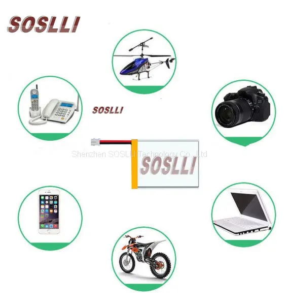 SOSLLI 3.7V 500mAh Lipo Battery for Wearable Devices photo-4