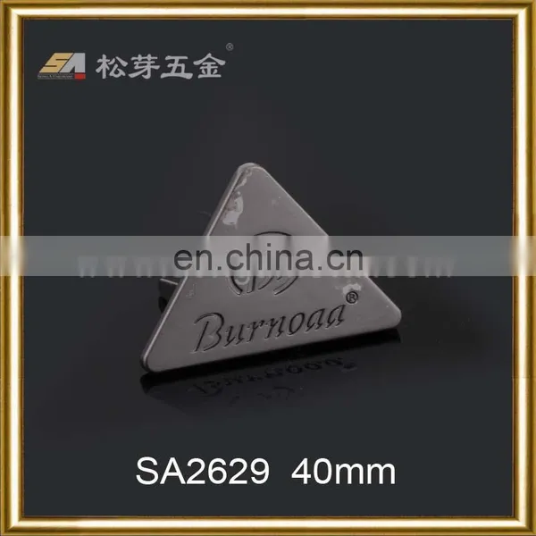 Custom Metal Logo Plate for Handbags,3D Metal Logo Plate,handbag Logo Metal Plate photo-6