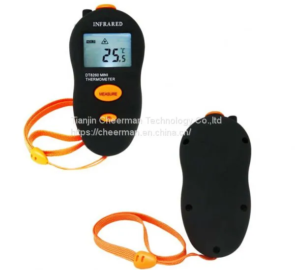 DT8260 mini palm type digital temperature tester thermometer pocket food wine IR thermometer