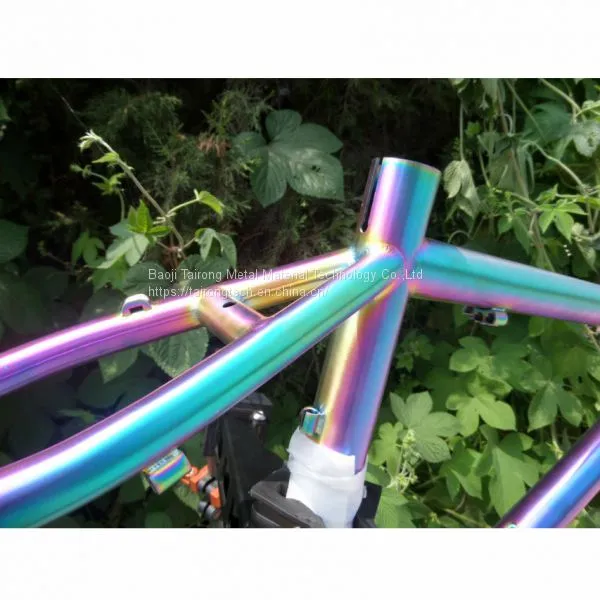 High Strength Gr9 Ti-3Al-2.5V 29er Titanium Bicycle Frame for Mountain Bike photo-2