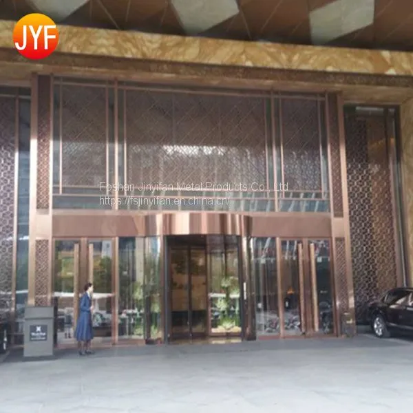 China Mamufactory Hot Sell Custom Stainless Steel Living Room Screen Dividers for Lobby