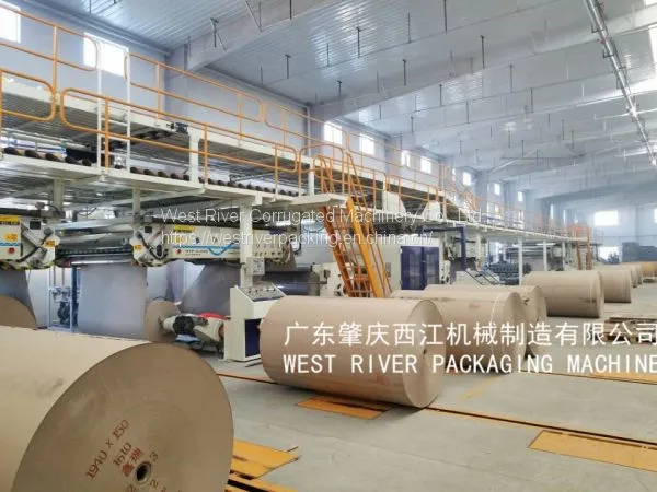 7 Layer Complete Corrugated Cardboard Production Line Wet End and Dry End photo-2