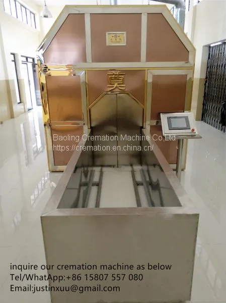 High Efficiency Movable Cremation System for Human Fuel Saving Fast Containerized Package 380V 3 Phase Crematory Machine
