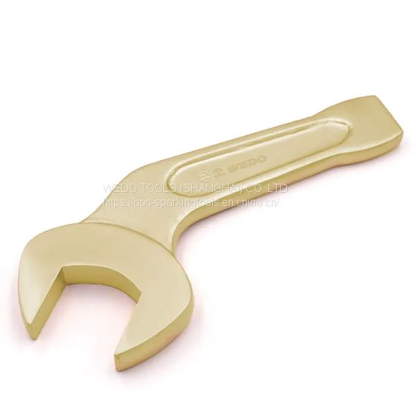 WEDO Non Sparking Aluminum Bronze Bent Striking Open Wrench photo-4