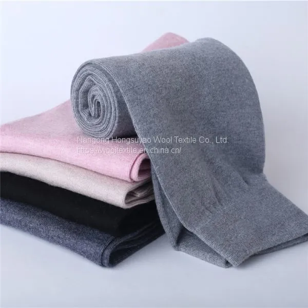 Multiple Colors Autumn Kids Wool Cashmere Knit Pure Long Cashmere Pants photo-4