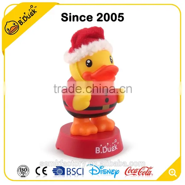 B.Duck Plastic Pvc Vinyl Figurine for Christmas Promotional photo-6