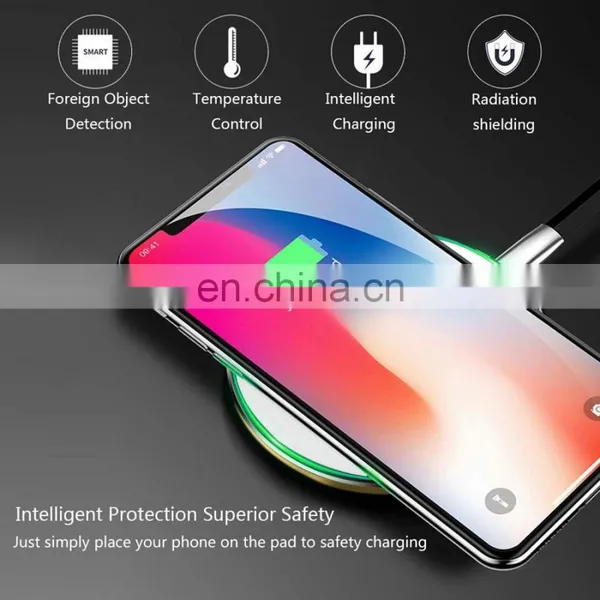 Factory Price for 10W Qi Smart Quick Wireless Charger 3 in 1 Car Wireless Fast Charging Wireless Charger 7.5W photo-4