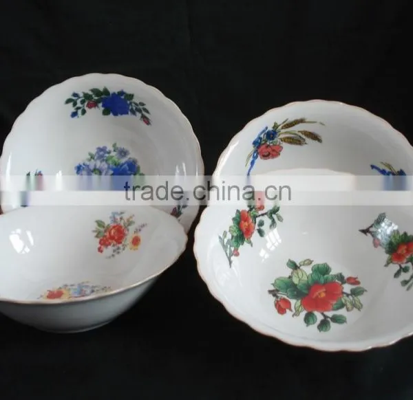 Moroccan Ceramic Bowl, Porcelain Salad Bowl Set, Ceramic Bowls With Lids photo-3